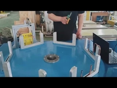 Sistem Peralatan Pengelasan Induksi IGBT tipe Turntable penuh otomatis enam stasiun