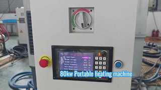 Mesin pemanas induksi igbt digital penuh 80kw untuk pemanas portabel