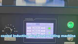 Mesin pemanas induksi berpendingin udara untuk mesin las Pra/pasca