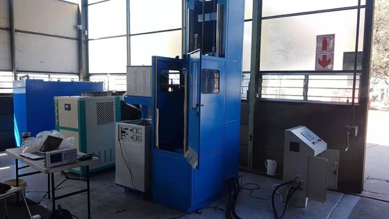 Harga bagus 1500MM 100KW Peralatan Pengerasan Induksi Vertikal Untuk Shaft Gear Dan Rolling on line