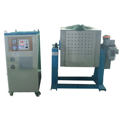 Harga bagus Tungku Peleburan Induksi Frekuensi Menengah 100KW Mesin Peleburan Besi 50KGS on line