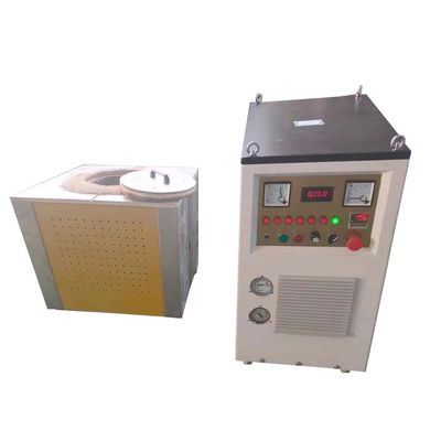 Harga bagus Infineon IGBT Tungku Frekuensi Menengah 50KGS Tungku Pemanas Induksi Untuk Semua Logam on line