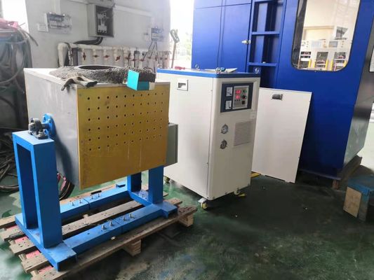 Harga bagus Tungku Peleburan Baja Induksi 120KW 440V Tungku Induksi Besi Otomatis on line