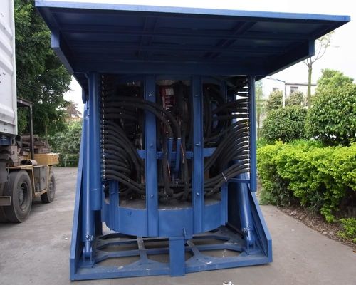 Harga bagus Tungku Peleburan Induksi Emas 1T 1200A Pemanas Induksi Baja Peleburan on line