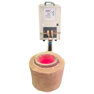 Mesin pencairan induksi IGBT dengan efisiensi tinggi dengan tungku 30KG MF-60KW