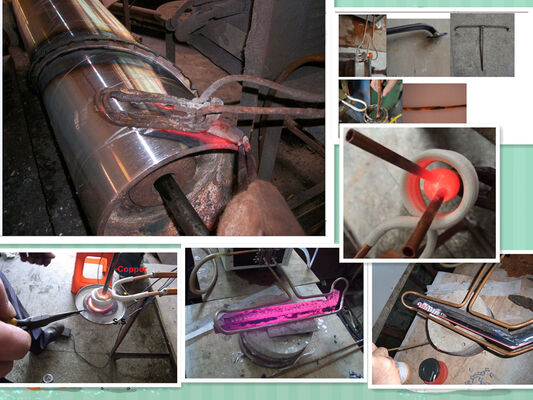 Harga bagus Pemanas induksi frekuensi tinggi dengan pendingin on line