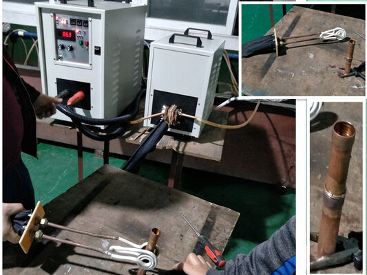 Harga bagus Pemanas Induksi Frekuensi Tinggi Portabel IGBT Tangan Hf-40kw on line