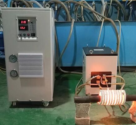 Harga bagus China Produksi Pabrik Harga Langsung Mf-80kw Mesin Pemanasan Induksi Frekuensi Menengah untuk Memadamkan dan Mengeringkan Bagian Logam Mekanis on line