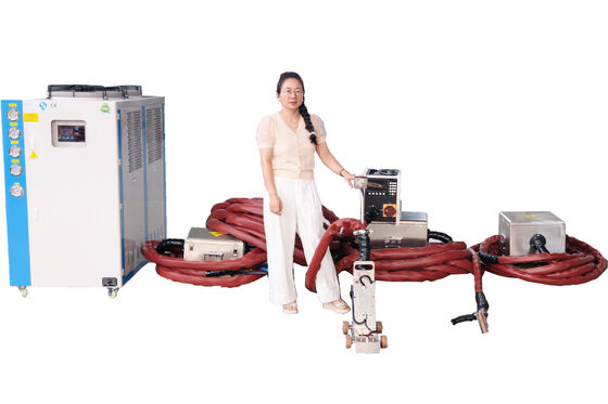 Harga bagus Mesin Pemanas Induksi 50KW IGBT dengan Pendingin Air untuk Sistem Luruskan Logam Industri on line