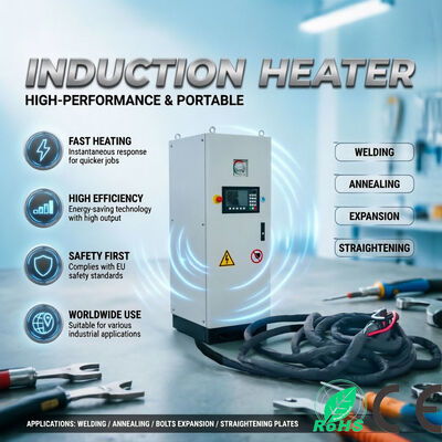 Mesin Pemanas Induksi IGBT Digital 80KW untuk Perlakuan Panas Pengelasan Anil