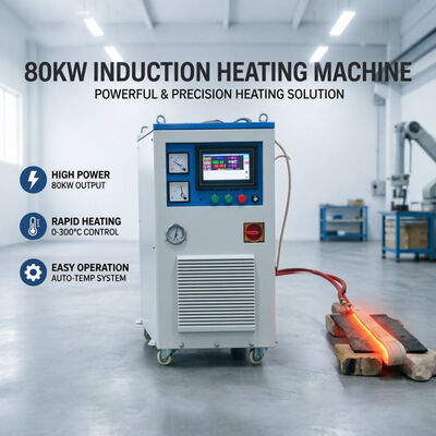 Harga bagus 80KW Induction Heating Machine with Water Cooling System and 20KHZ-50KHZ Frequency for Bearing Gear Coupling Ring Parts on line